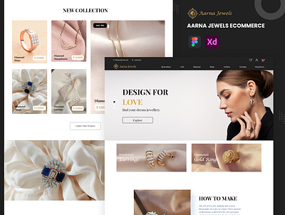 E commerce Website ui ux landing page