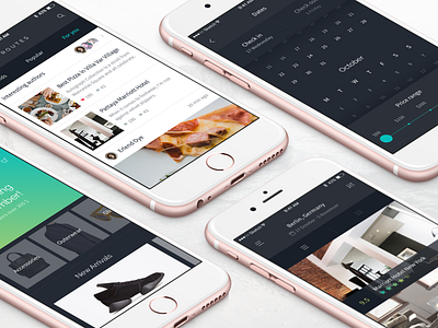 Routes UI Kit booking hotel ios kit travel ui