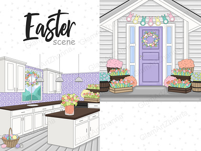 Easter Bright Scene