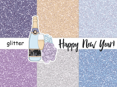 New Year Glitter bright glitter christmas glitter digital glitter glitter glitter art glitter clipart glitter pattern holiday glitter new year glittern planner girl planner girl clipart rose gold glitter winter glitter