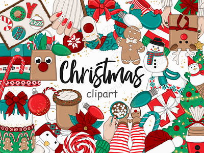 Christmas Clipart christmas clip art christmas clipart cozy clipart cozy home clipart cozy winter clipart holiday clipart planner stickers art sweet home clipart tree clipart weekend clipart winter clip art winter clipart xmas clip art