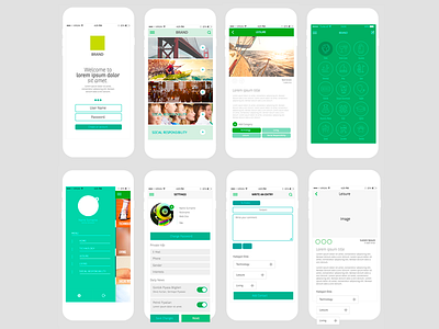 Mobile Bank App - Wireframe app bank design ios mobile wireframe