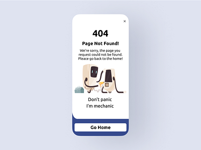 404 Page Not Found 404 mobile design ui uiux