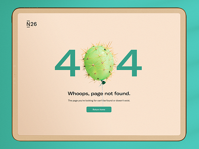 404 Page - #DailyUI 008