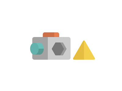 Not quite right. 2d blocks cinch flat icon illustration illustrator try again wrong fit