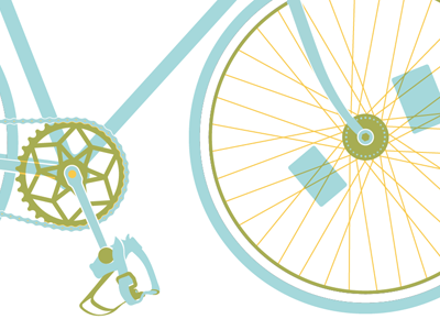 PG bike print in progress