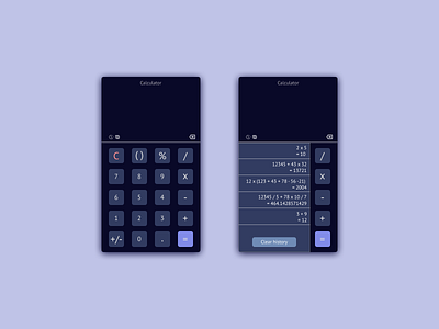 #DailyUI: Calculator android begineer calculator dailyui dark darktheme design figma uiux