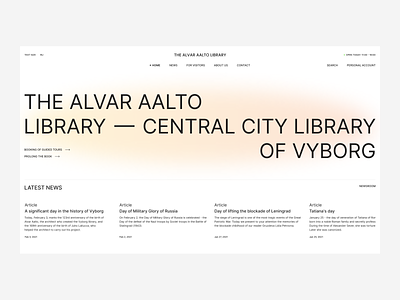 The Alvar Aalto Library (Viipuri Library) clean gradient design library minimalism museum ui ux