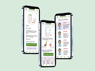 Storistic Mobile App for Kids Learning About Emotions
