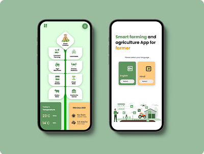 Mobile App for Agritech Startup app design mobile ui ux