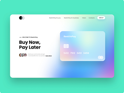 Landing page for NBFC startup