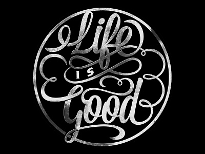 Life's Good tees design textures twicolabs typography vector