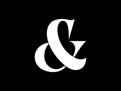 Ampersand Exploration ampersand font lettering logo symbol typeface typework typography vector wordmark
