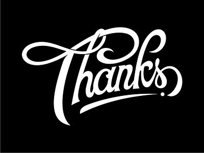 Thanks. branding lettering logotype twicolabs type typography vector