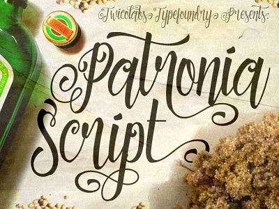 Patronia Script font hand lettering handwriting lettering patronia script script twicolabs typeface typography