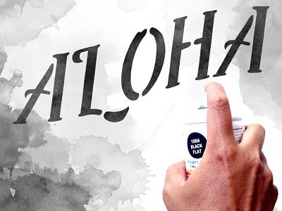 Aloha! armament font fonts lettering stencil twicolabs typeface typography