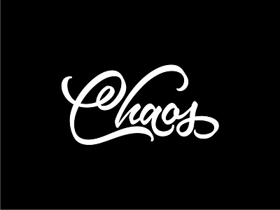 Chaos lettering logotype twicolabs type typework typo typography vector