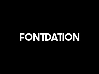 Fontdation 1 branding fontdation logo logotype vector wordmark