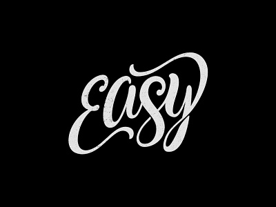 Easy Lettering custom font kite script lettering script typework typography vector