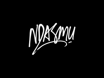 Ndasmu Typewerx branding font hand lettering handwriting lettering ndasmusoc typo typography vector