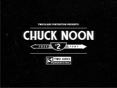 Chuck Noon 2 Free Font classic fontdation free font freebies serif typography vintage