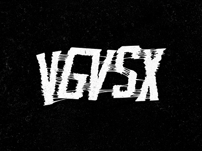 Vegvisix Typework 2017-1 custom font lettering streetwear textures twicolabs typography