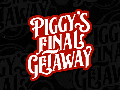 Piggy's Typework branding classic font lettering logo logotype typework typography vector vintage