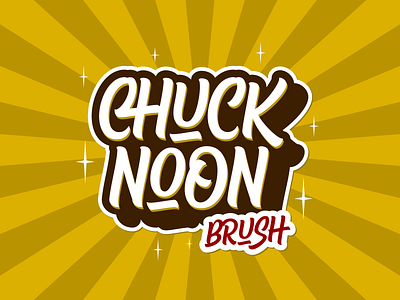 Chuck Noon Brush branding font lettering logo logotype script typeface typework typography vector