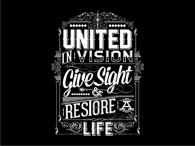United Invision tees design twicolabs typography vector
