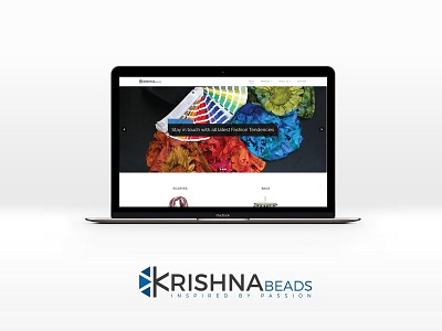 Krishna Beads | UI/UX design fashion manufacturing minimalism ui ux website