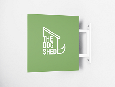 The Dog Shed Logo Design brand design branding design dog grooming ecommerce graphic design illustration logo small business