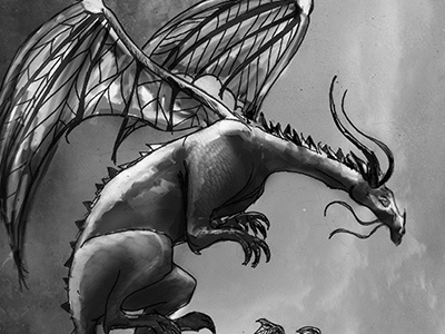 Dragons cs6 dragon drawing illustration