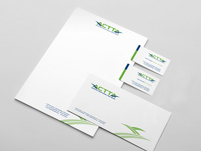 Logo & corporate identity for ACTTA corporate identity logo printed matter