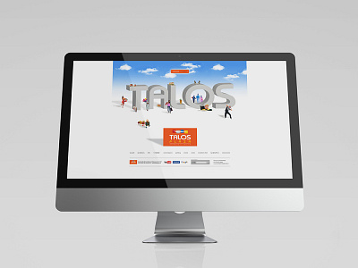 Web design for Talos Plaza cinema & shopping center web design