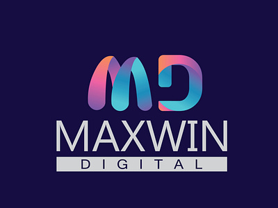 Maxwin Digital branding graphic design illustration logo design minimalist logo