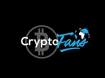 Crypto Fans branding graphic design illustration lettering logo minimalist logo