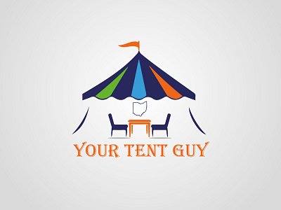 Tent Company Logo branding graphic design illustration logo logo design minimalist logo