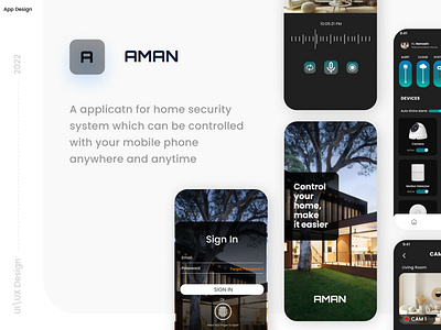 AMAN - Home Security mobile app for smart home