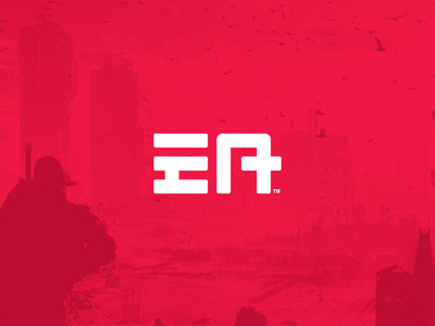 EA Games Rebrand - Final (GIF) advertising branding ea games identity logo rebrand ui ux vancouver web