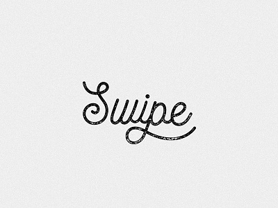 Swipe branding identity lettering logo swipe typography