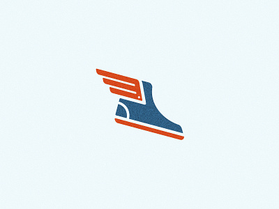 Flying Shoe achilles america branding identity logo shoe