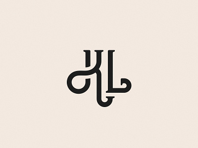 JKL Monogram - Option 2 branding icon identity lettering logo mark monogram typography