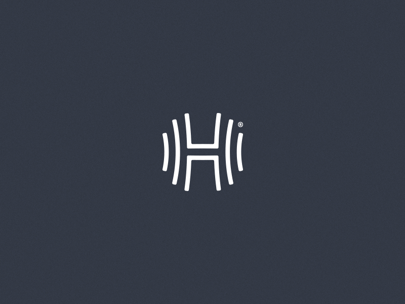 H Soundwave h icon identity logo mark sound soundwave wavelength