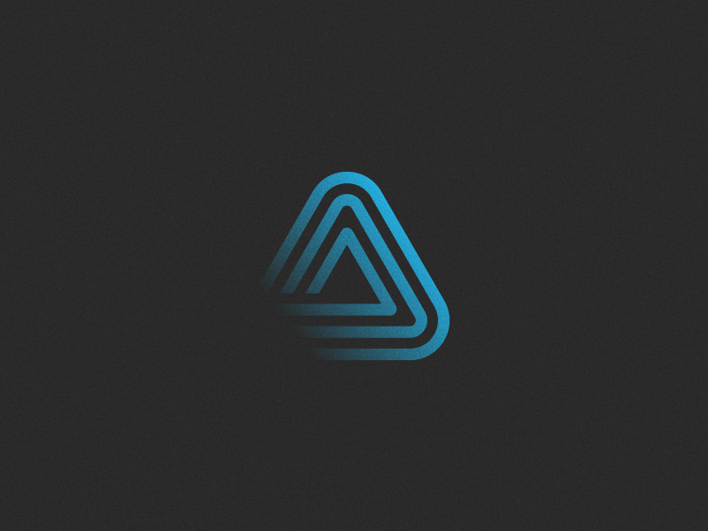 Dynamic Triangle dynamic identity logo mark minimal motion sports triangle vancouver
