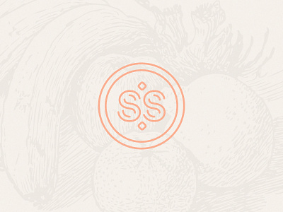 SS Secondary Mark branding crest food icon identity monogram new york nyc paris restaurant soho vancouver
