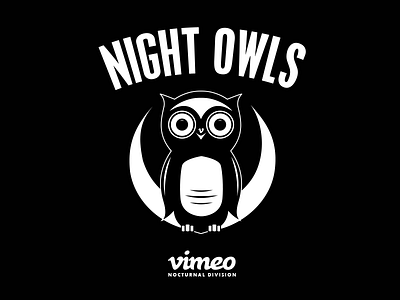 Night Owls animals black and white branding icons illustration logos owls