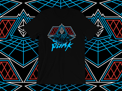 DeFi Punk branding daft punk defi definition design ethereum geometric geometry illustration retro ripoff swag symmetry