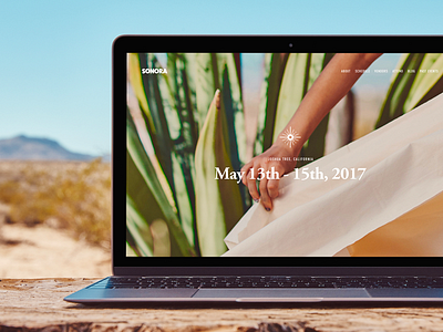 Sonora - Squarespace Template art direction desert joshua tree squarespace template web web design