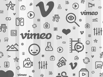 VFA Wall Pattern background iconography icons pattern vimeo wallpaper