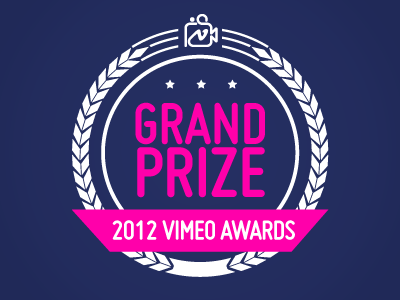 Grand Prize Winner Laurel award badge icons laurel vimeo web